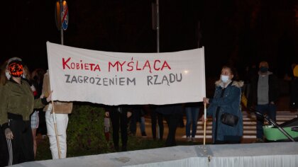 Ostrów Mazowiecka - Czwartek to kolejny dzień strajku związanego z wyrokiem Tryb