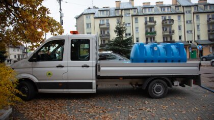 Ostrów Mazowiecka - W związku z dzisiejszą przerwą w dostawie wody, na placu obo