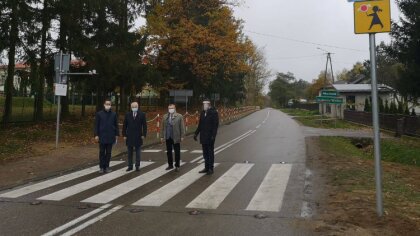 Ostrów Mazowiecka - Dokonano odbioru końcowego dwóch aktywnych przejść dla piesz