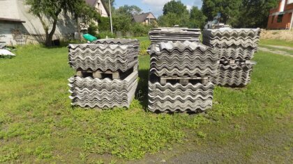 Ostrów Mazowiecka - Dobiegła końca tegoroczna zbiórka azbestu na terenie gminy A