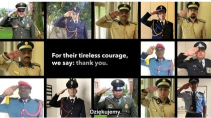 Ostrów Mazowiecka - Muzycy z Orkiestry Reprezentacyjnej Polskiej Policji wspólni