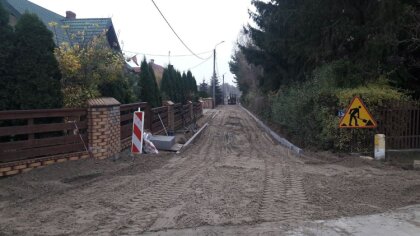 Ostrów Mazowiecka - W Komorowie rozpoczęła się przebudowa ul. Chabrowej i ul. Łą