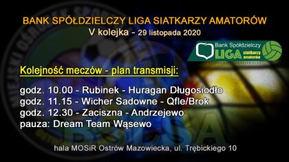 Ostrów Mazowiecka - Trwa V kolejka rozgrywek Banku Spółdzielczego Ligi Siatkarzy