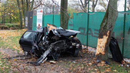 Ostrów Mazowiecka - Do groźnie wyglądającego wypadku, w godzinach porannych, dos