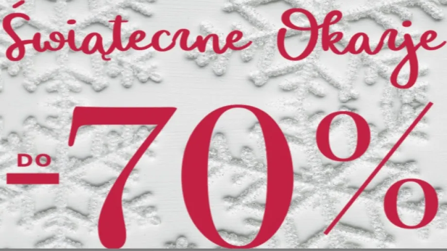 Długo wyczekiwana specjalna oferta w salonach Vistula, Wólczanka i Taranko została aktywowana. Niepowtarzalne świąteczne okazje czekają na Ci