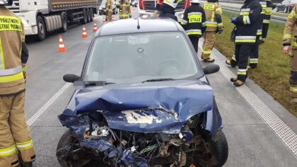 Ostrów Mazowiecka - Utrudnienia w ruchu na drodze ekspresowej S8. Na odcinku Wys