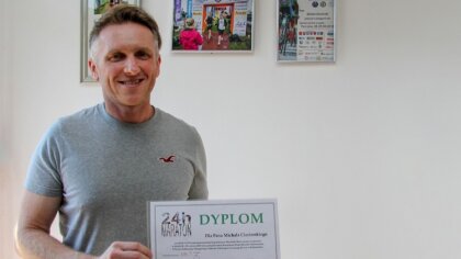 Ostrów Mazowiecka - Michał Ciecierski to niezwykły zawodnik Klubu Kolarskiego 24