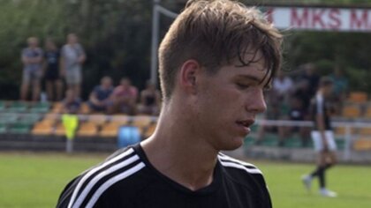 Ostrów Mazowiecka - Jakub Małkiński to utalentowany lewy obrońca Ostrovii Ostrów