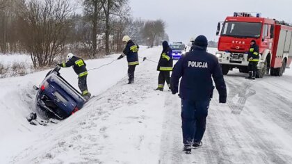 Ostrów Mazowiecka - Do dwóch zdarzeń drogowych doszło w sobotnie popołudnie w Po
