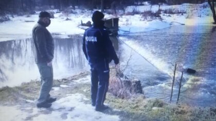 Ostrów Mazowiecka - Ostrowska policja wraz z Państwową Strażą Rybacką z posterun