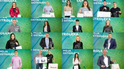 Ostrów Mazowiecka - Grad nagród i wyróżnień trafił do najlepszych sportowców z n