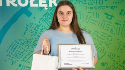 Ostrów Mazowiecka - Martyna Narewska to bardzo utalentowana zawodniczka Uczniows