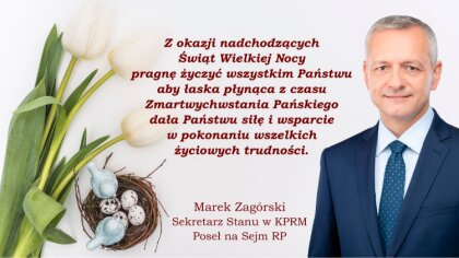 Ostrów Mazowiecka - Z okazji nadchodzących Świąt Wielkiej Nocy
pragnę życzyć ws