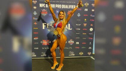 Ostrów Mazowiecka - Fenomenalny start Justyny Jasko. Mieszkanka Małkini Górnej w