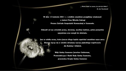 Ostrów Mazowiecka - W dniu 13 kwietnia 2021 r. z wielkim smutkiem przyjęliśmy wi