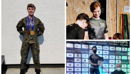 Ostrów Mazowiecka - Szer. Małgorzata Bartosiak - drobna, skromna dziewczyna, na 