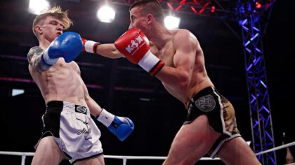 Ostrów Mazowiecka - Decyzją sędziów Marcin Majewski pokonał Kacpra Glinickiego p