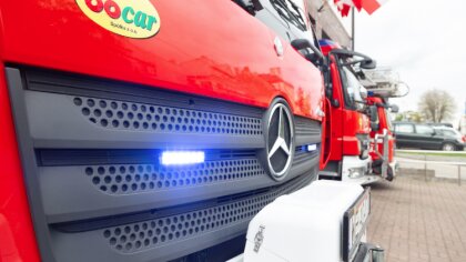 Ostrów Mazowiecka - Pożar w budynku jednorodzinnym przy ulicy Lipowej, gdzie dos