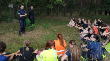 Ostrów Mazowiecka - Policjanci z Komendy Powiatowej Policji w Ostrowi Mazowiecki