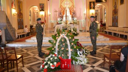Ostrów Mazowiecka - Wojsko pożegnało w ostatniej drodze płk w st. spocz. Edwarda