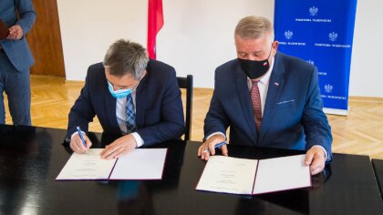 Ostrów Mazowiecka - W Mazowieckim Urzędzie Wojewódzkim w Ostrołęce podpisano umo