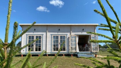 Ostrów Mazowiecka - Mimo, że przez długi czas domki z drewna były postrzegane je