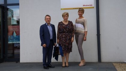 Ostrów Mazowiecka - 12 sierpnia Elżbieta Lanc na zaproszenie Burmistrza Jerzego 