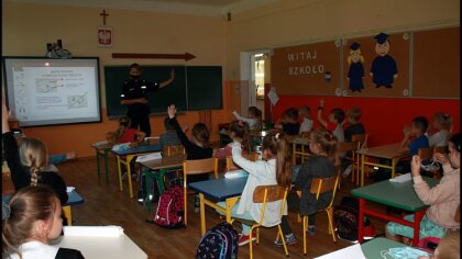 Ostrów Mazowiecka - Policjanci z Komendy Powiatowej Policji w Ostrowi Mazowiecki