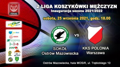 Ostrów Mazowiecka - Już 25 września o godz. 18:00 pierwszy mecz o punkty w II li