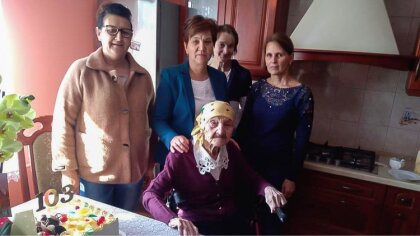 Ostrów Mazowiecka - Genowefa Kozioł, jedna z najstarszych mieszkanek gminy Wąsew