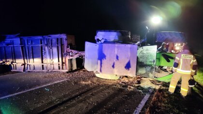 Ostrów Mazowiecka - Do grozie wyglądającego wypadku doszło w piątek 8 październi