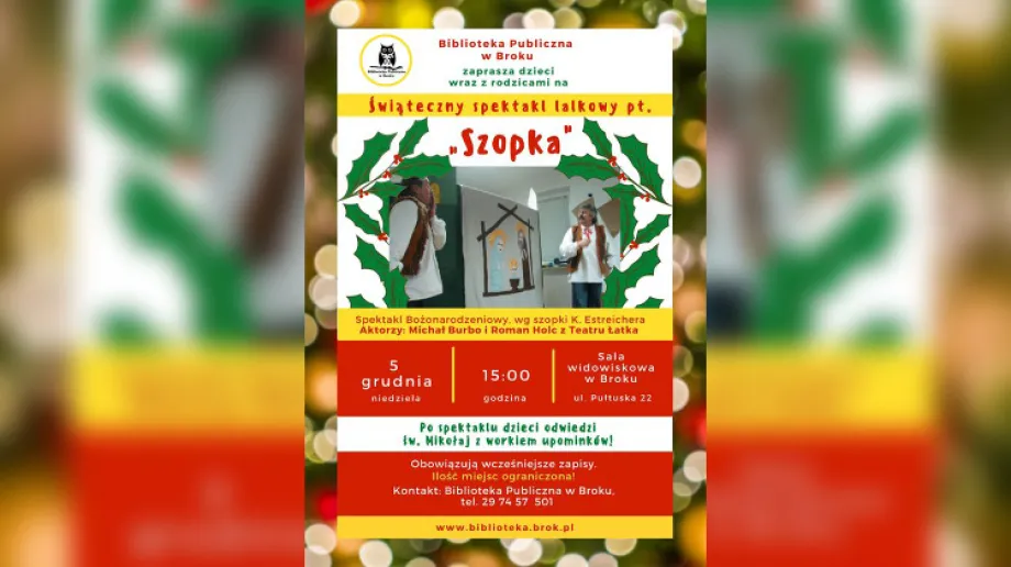 Fot. Biblioteka Publiczna w Broku / Facebook