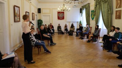 Ostrów Mazowiecka - Spotkanie inauguracyjne Młodzieżowej Rady Miasta Ostrów Mazo