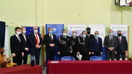 Ostrów Mazowiecka - Jeszcze w listopadzie do Ochotniczej Straży Pożarnej w Broku