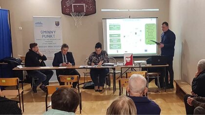 Ostrów Mazowiecka - W Trynosach-Osiedle odbyło się spotkanie promujące program p