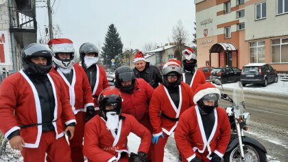Ostrów Mazowiecka - W gminie Andrzejewo odbył się rajd motocyklistów zaopatrzony