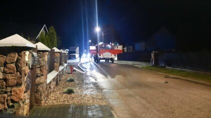 Ostrów Mazowiecka - W sylwestrowy wieczór doszło do pożaru budynków w Komorowie,