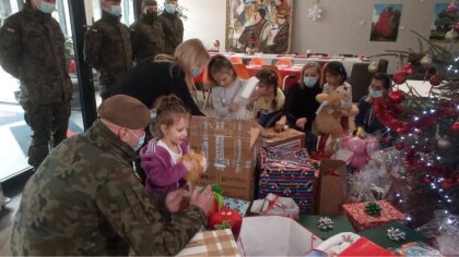 Ostrów Mazowiecka - Żołnierze 5. Mazowieckiej Brygady Obrony Terytorialnej zaang