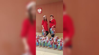 Ostrów Mazowiecka - Wójt Gminy Andrzejewo wraz z pracownikami Gminnego Ośrodka P