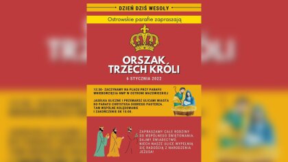 Ostrów Mazowiecka - Ostrowski Orszak Trzech Króli odbędzie się w czwartek 6 styc