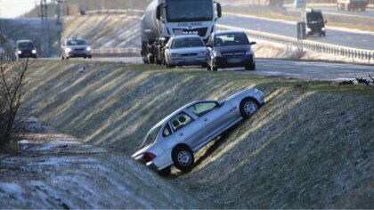 Ostrów Mazowiecka - Do groźnie wyglądającego zdarzenia drogowego doszło na drodz