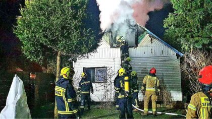 Ostrów Mazowiecka - Do pożaru drewnianego domu doszło w środę 12 stycznia w miej