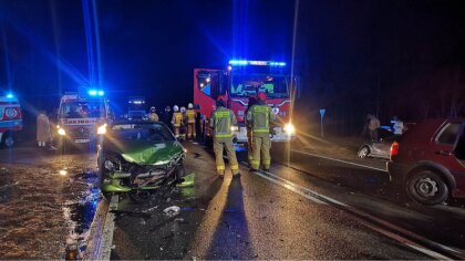 Ostrów Mazowiecka - W zdarzeniu, które miało miejsce na drodze krajowej nr 50 w 