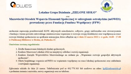 Ostrów Mazowiecka - W Bibliotece Publicznej Gminy Brok odbędzie się spotkanie z 