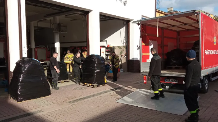 Fot. Komenda Powiatowa Państwowej Straży Pożarnej w Ostrowi Mazowieckiej / Facebook