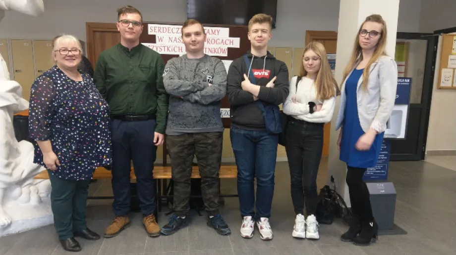 fot.  Zespół Szkół nr 1 im. rtm. Witolda Pileckiego w Ostrowi Mazowieckiej.