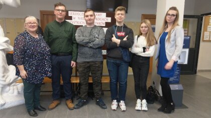 Ostrów Mazowiecka - Uczniowie Technikum Budowlanego 