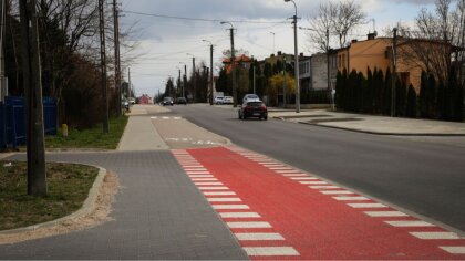 Ostrów Mazowiecka - Trwa przebudowa ulicy Sikorskiego. Na jednym z odcinków tej 