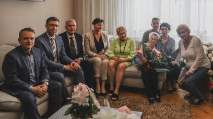 Ostrów Mazowiecka - Niedawno Pani Stanisława Janina Brzostek obchodziła swoje se