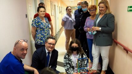 Ostrów Mazowiecka - Najmłodszych pacjentów Oddziału Pediatrycznego w Szpitalu w 